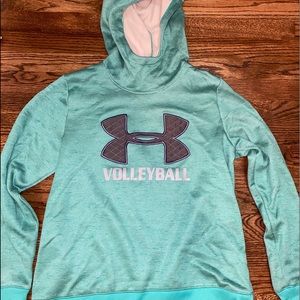 Green Under Armour “Volleyball” Hoodie